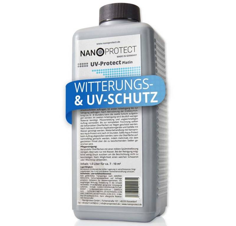 Nanoprotect Holzöl UV-Protect Platin (hellgrau) Nanoprotect Holzöl UV-Protect Platin (hellgrau) von Nanoprotect