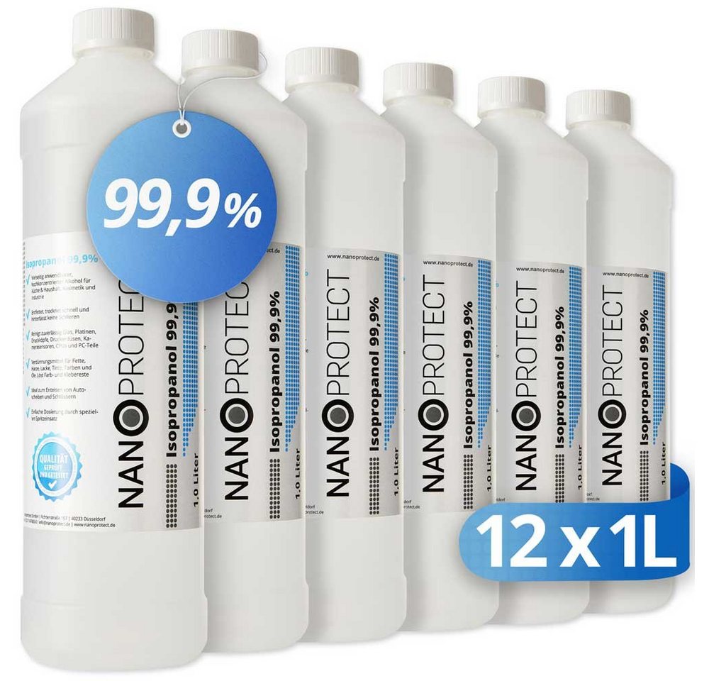 Nanoprotect Isopropanol 99,9% - 1 Liter Reinigungsalkohol von Nanoprotect