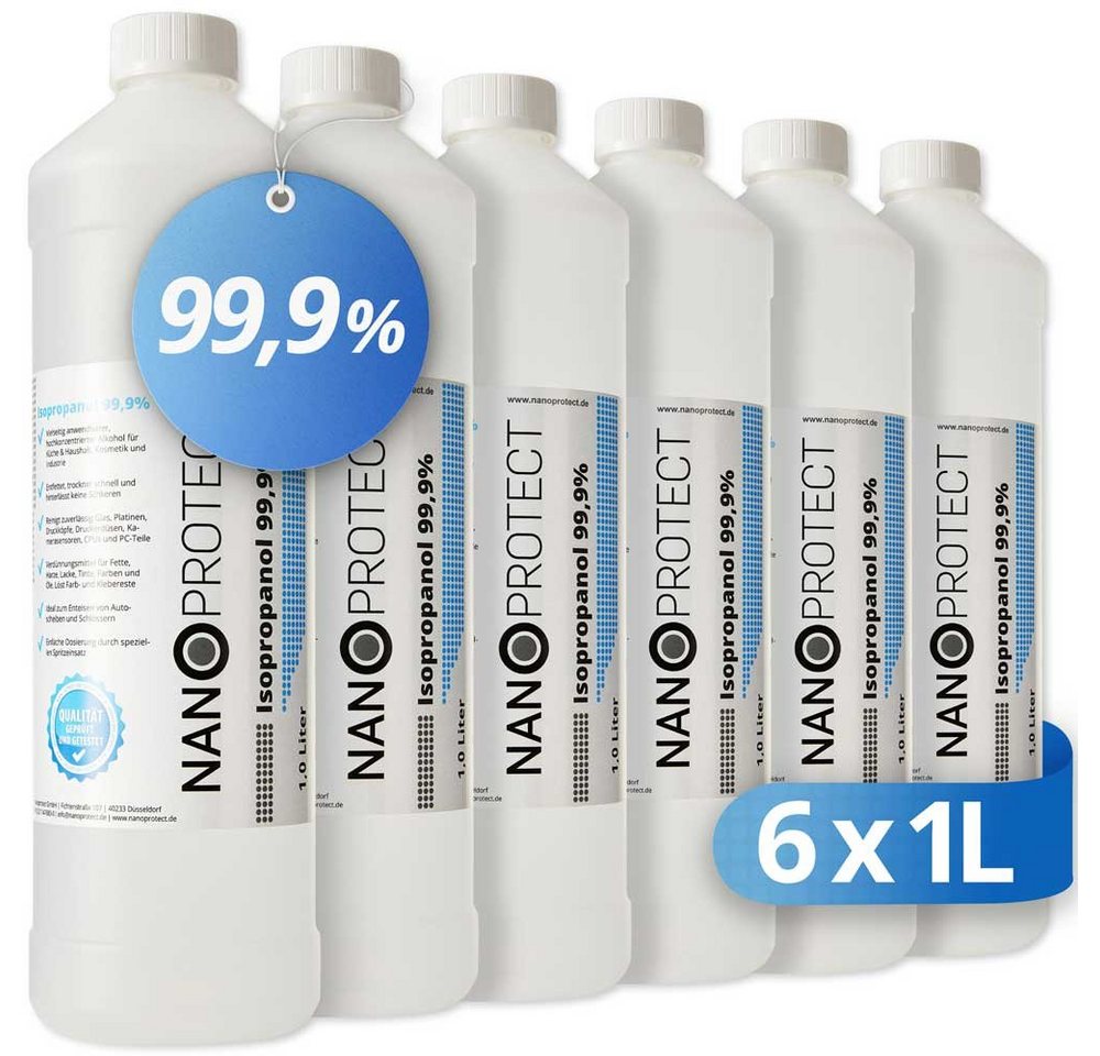 Nanoprotect Isopropanol 99,9% - 1 Liter Reinigungsalkohol von Nanoprotect