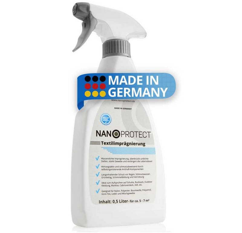 Nanoprotect Textilimprägnierung - 500 ml Imprägnierspray von Nanoprotect
