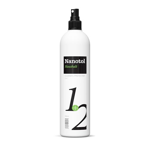 Nanotol Haushalt 2in1 - Kräftiger Glas- und Universalreiniger mit Langzeitwirkung gegen neuen Schmutz (500ml) von Nanotol