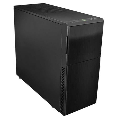 Nanoxia 600060300 Deep Silence 3, Schallgedämmter ATX Midi Tower, 3X 120 mm Deep Silence Lüfter, 2X USB 3.0, 1x USB 2.0, Schwarz von Nanoxia