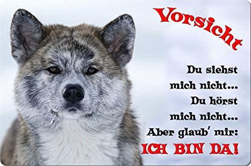 Nanyuk +++ Akita Inu - Metall Warnschild Schild Hundeschild Sign - AKI 14 T2 Nanyuk +++ Akita Inu - Metall Warnschild Schild Hundeschild Sign - AKI 14 T2 von Nanyuk