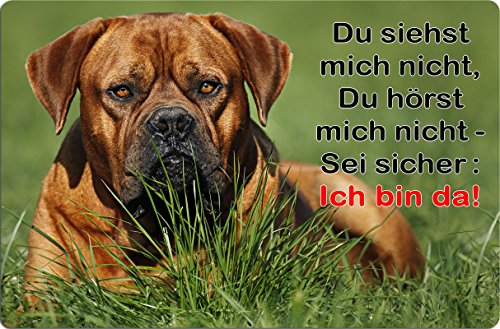 Nanyuk +++ Bordeauxdogge - Metall Warnschild Schild HUNDESCHILD Sign - BDD 06 T2 Nanyuk +++ Bordeauxdogge - Metall Warnschild Schild HUNDESCHILD Sign - BDD 06 T2 von Nanyuk