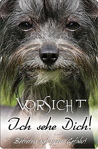 Nanyuk +++ Chinese Crested Chinesischer Schopfhund - Metall Warnschild Schild Hundeschild Sign - OPF 04 T5 Nanyuk +++ Chinese Crested Chinesischer Schopfhund - Metall Warnschild Schild Hundeschild Sign - OPF 04 T5 von Nanyuk