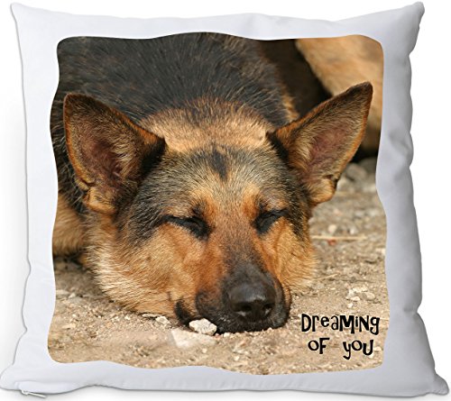 +++ DEUTSCHER SCHÄFERHUND - Kuschelkissen/KISSEN | PILLOW/Kussen - DSH 08 von Nanyuk