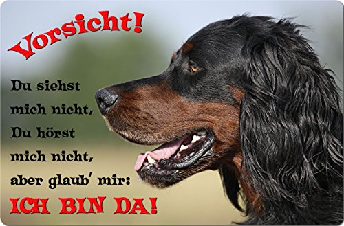 +++ GORDON SETTER - Metall WARNSCHILD Schild Hundeschild Sign - GDS 13 T2 von Nanyuk