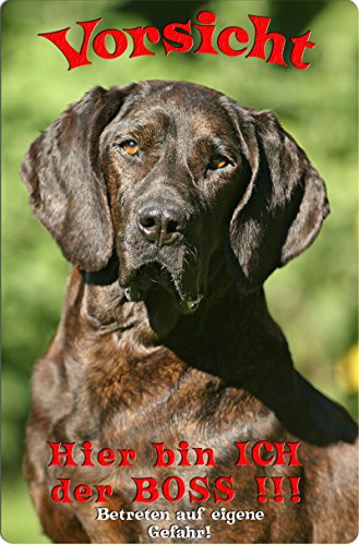 +++ HANNOVERSCHER SCHWEIßHUND - Metall WARNSCHILD Schild Hundeschild Sign - HNS 05 T7 von Nanyuk