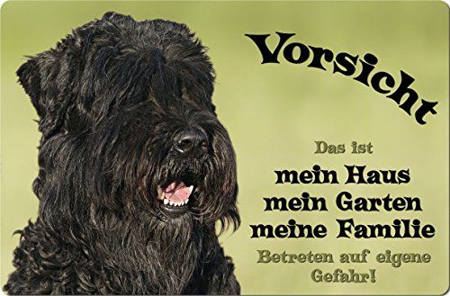 HDmirrorR +++ Schwarzer RUSSISCHER Terrier - Metall Warnschild Schild Hundeschild Sign - SRT 06 T1 HDmirrorR +++ Schwarzer RUSSISCHER Terrier - Metall Warnschild Schild Hundeschild Sign - SRT 06 T1 von Nanyuk