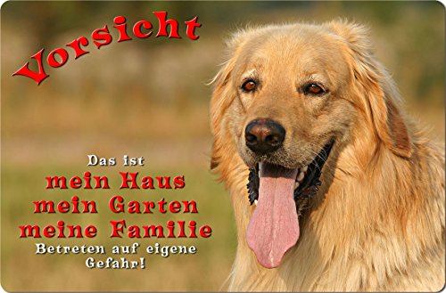 Nanyuk +++ Hovawart - Metall Warnschild Schild Hundeschild Sign - HOV 02 T1 von Nanyuk