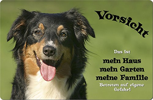 Nanyuk +++ Australian Shepherd - Metall Warnschild Schild Hundeschild Sign - ASD 04 T1 Nanyuk +++ Australian Shepherd - Metall Warnschild Schild Hundeschild Sign - ASD 04 T1 von Nanyuk