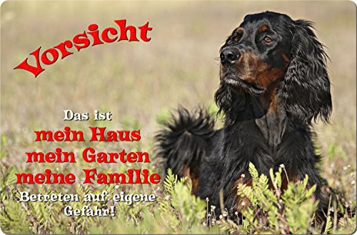 Nanyuk +++ Gordon Setter - Metall Warnschild Schild Hundeschild Sign - GDS 02 T1 Nanyuk +++ Gordon Setter - Metall Warnschild Schild Hundeschild Sign - GDS 02 T1 von Nanyuk