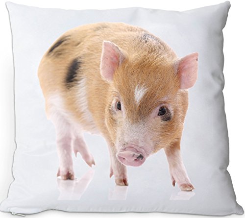 +++ SCHWEIN Schweinchen - Kuschelkissen/KISSEN | PILLOW/Dekokissen - PIG 03 von Nanyuk