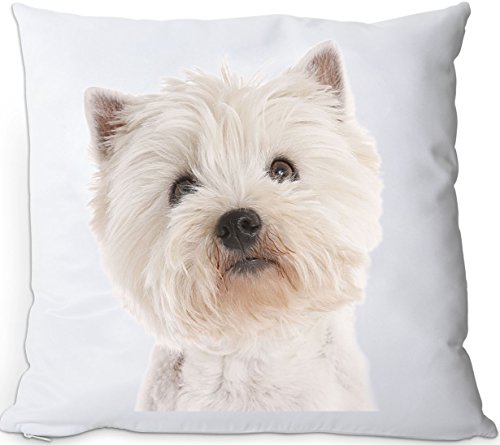 +++ WEST HIGHLAND WHITE TERRIER - KISSENBEZUG Kissenhülle | PILLOW CASE/Kussensloop - WESTIE 05 von Nanyuk