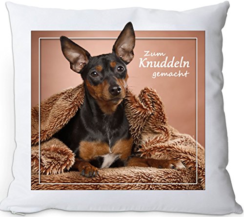 +++ ZWERGPINSCHER - Kuschelkissen/KISSEN | PILLOW/Dekokissen - ZWP 30 von Nanyuk