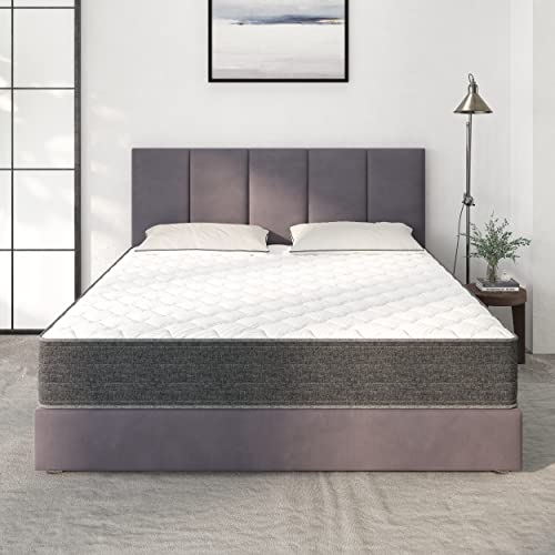 NapQueen King-Matratze, 20,3 cm, Victoria-Hybrid-Taschenfederkern mit Kühlgel und Memory-Schaum-Matratze, Kingsize-Matratze in einer Box, CertiPUR-US-zertifiziert, glasfaserfreie Matratze von NapQueen