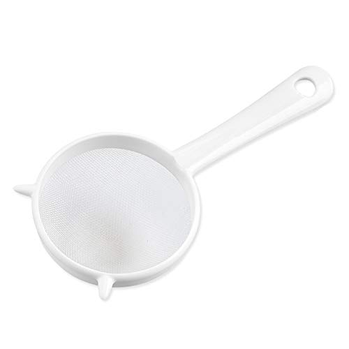 Teesieb, Küche Handheld Kunststoff Sieb Mesh Teeblattsieb Mehlsieb Sieb Weiß Groß Teesieb, Küche Handheld Kunststoff Sieb Mesh Teeblattsieb Mehlsieb Sieb Weiß Groß von Napacoh