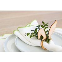 Osterdekor Serviettenringe Sperrholz Verneer Serviettenhalter Set Von 2, 4, 6, 8 Oder 12 Tischdekoration von NapkinsWorld