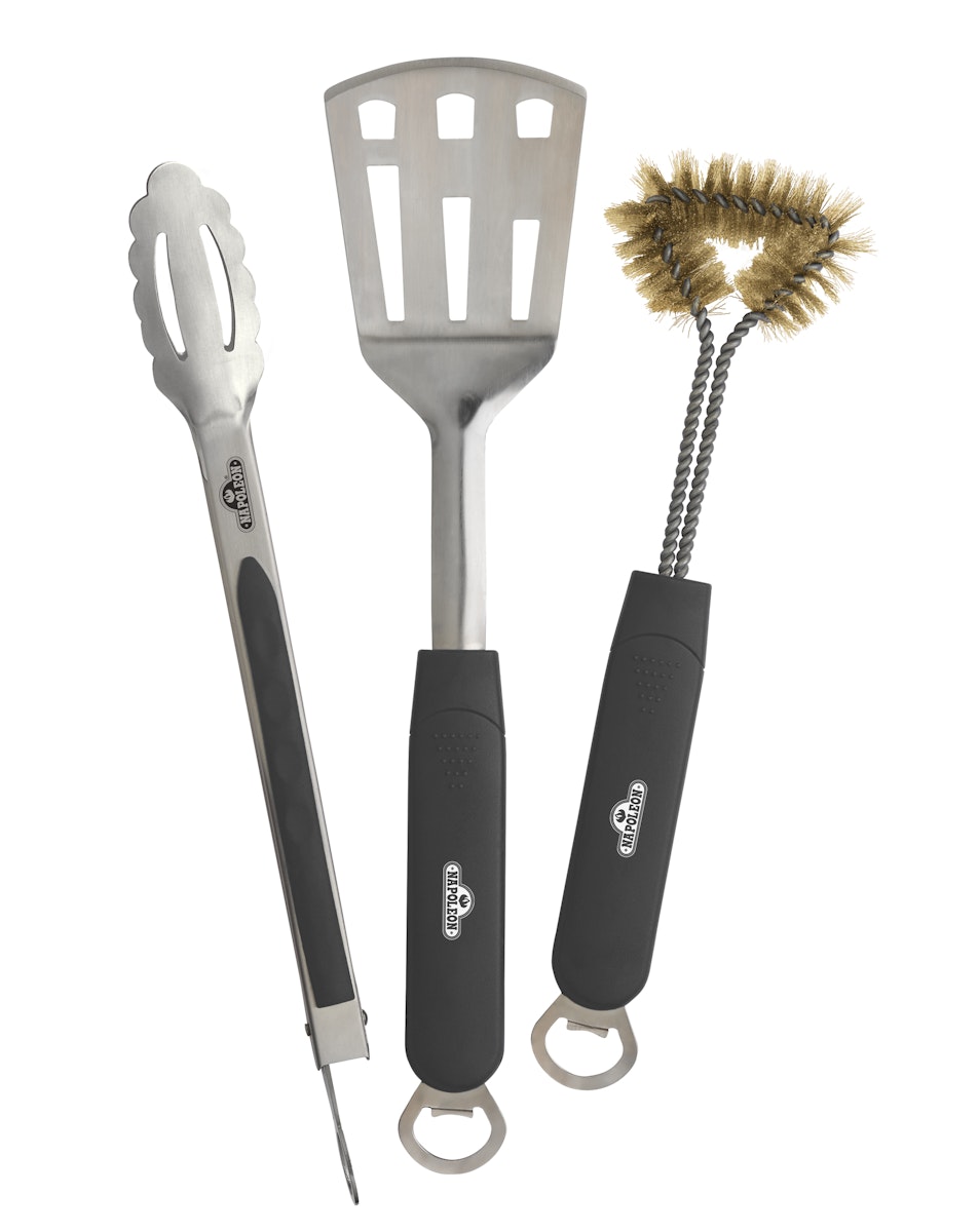 NAPOLEON 3-teiliges Grillbesteck Set Edelstahl für TravelQ (70024) von Napoleon Gourmet Grill