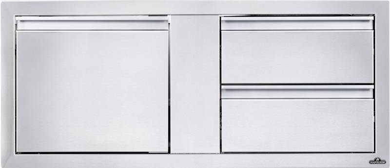 NAPOLEON Einbau-Türe & 2er Schubladen- Kombination (115 x 50 cm) von Napoleon Gourmet Grill