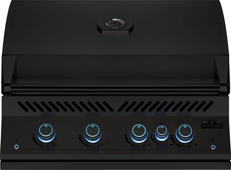 NAPOLEON Gasgrill 700-Series 32", Mattschwarz, Einbaugrill, inkl. Drehspieß von Napoleon Gourmet Grill