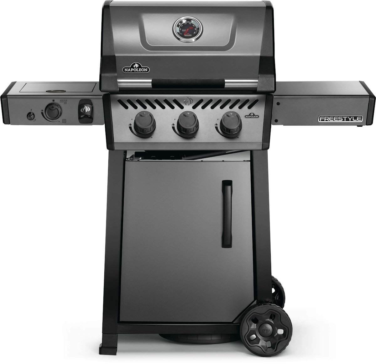 NAPOLEON Gasgrill FREESTYLE 365, 3 Hauptbrenner, SIZZLE ZONE Seitenbrenner und Tür, Graphit - Modell 2024 NAPOLEON Gasgrill FREESTYLE 365, 3 Hauptbrenner, SIZZLE ZONE Seitenbrenner und Tür, Graphit - Modell 2024 von Napoleon Gourmet Grill