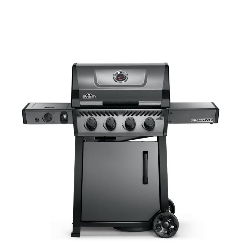 NAPOLEON Gasgrill FREESTYLE 425, 4 Hauptbrenner, mit Sizzle Zone Seitenbrenner, Graphit von Napoleon Gourmet Grill