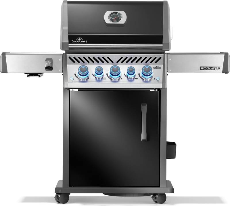 NAPOLEON Gasgrill Rogue PRO-S 425 mit Gußrosten, Schwarz, inkl. Drehspieß von Napoleon Gourmet Grill