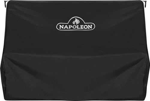 Napoleon Premium-Abdeckung für Prestige PRO 500 und Prestige 500 integrierte BBQ-Grills, Schwarze Abdeckung, wasserabweisend, UV-geschützt, Lüftungsschlitze, Aufhängeschlaufen, verstellbare von Napoleon