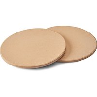 Napoleon Pizzastein »2er Set Pizzastein für TravelQ Serie, Ø 25cm«, 2er Set für TravelQ Serie, Ø 25cm - gelb von Napoleon
