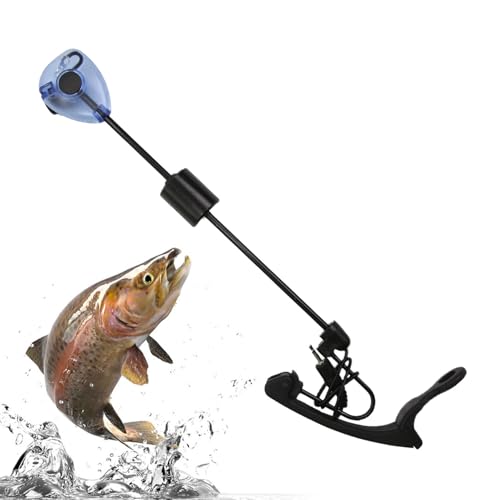 Fischbissalarm - Tragbarer Fischereistabsensor, Schalllicht -Alarm -Werkzeug | Smart Tackle Gear, Bite Detection -Gerät Für Bassforellenpike Anglers Camping Boots Dock Pier Beach Reise Im Freien Sport von Naqqios