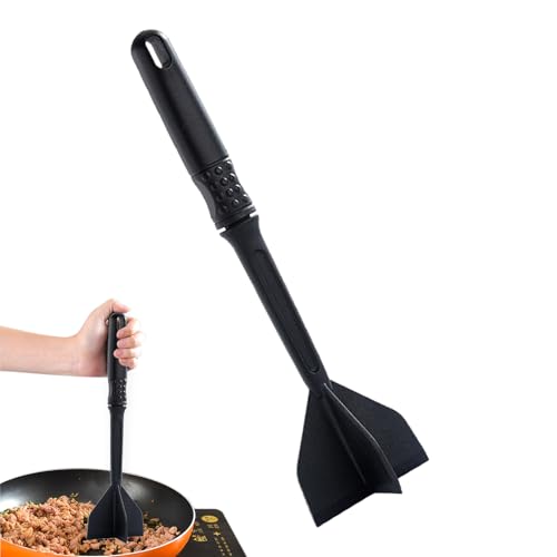 Hackfleischstampfer – Hamburger-Zerkleinerer | Hitzebeständiger Kartoffelstampfer, Antihaft-Fleischspatel, Küchenwerkzeug Aus Lebensmittelechtem Nylon Zum Mixen Und Zerkleinern Von Kartoffeln Hackfleischstampfer – Hamburger-Zerkleinerer | Hitzebeständiger Kartoffelstampfer, Antihaft-Fleischspatel, Küchenwerkzeug Aus Lebensmittelechtem Nylon Zum Mixen Und Zerkleinern Von Kartoffeln von Naqqios