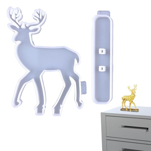 Weihnachtsornament Formen aus Harz - Rendeer Tischornament | Geeignete Silikonform und Rentier | Hirsch Harzform Tischornamente Weihnachten Rentiere Ornament Form Silikon Weihnachtsornament Formen aus Harz - Rendeer Tischornament | Geeignete Silikonform und Rentier | Hirsch Harzform Tischornamente Weihnachten Rentiere Ornament Form Silikon von Naqqios