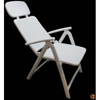 [GEBRAUCHT] Nardi Acquamarina Relax Gartenstuhl Stuhl Sitz Terrassenstuhl Balkonstuhl Weiß B-Ware von Nardi