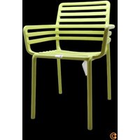 [NEUWERTIG] Nardi Doga Armlehnstuhl Stuhl Gartenstuhl Garten Terrassenstuhl Pera Gelb Grün B-Ware von Nardi