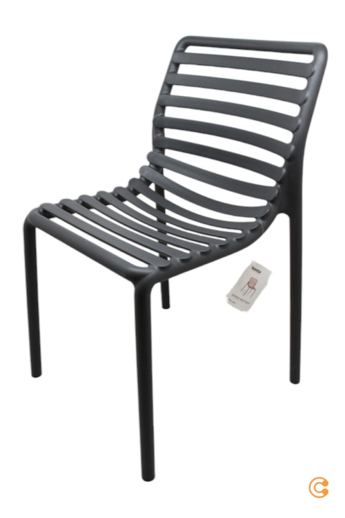 Nardi Doga Bistro Stuhl Gartenstuhl Bistrostuhl Balkonstuhl Essstuhl Anthrazit   B-Ware von Nardi