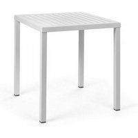 Quadratischer Tisch '' Nardi Cube'' aus Durel-Platte für den Außenbereich in Garten und Veranda -Weiss / 70 cm von Nardi