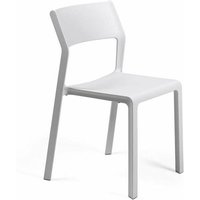 Stuhl ' Nardi Trill Bistrot' stapelbar Outdoor Bar Restaurant Polypropylen Fiberglas 'Made in Italy' -Weiss / Packung mit 1 Stück von Nardi