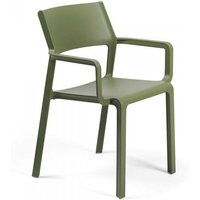 Sessel Nardi Trill Armchair Gartenmöbel, für Bar und Restaurant aus Polypropylen-Glasfaser -Agave / Packung mit 6 Stücke von Nardi