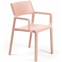 Sessel Nardi Trill Armchair Gartenmöbel, für Bar und Restaurant aus Polypropylen-Glasfaser -Pinke / Packung mit 6 Stücke von Nardi