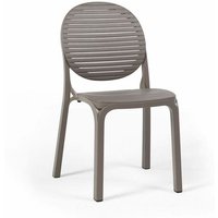 Stuhl Nardi Dalia Gartenmöbel, für Bar und Restaurant aus Polypropylen-Glasfaser -Packung mit 1 Stück / Taubengrau von Nardi