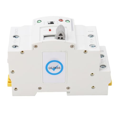 Automatischer Transferschalter, Dual Power Automatischer Transferschalter ATS-Umschalter 2P 25A Kompaktes Generator-Transferschalter-Kit für Stromnetze und Industrien (220VAC) von Naroote