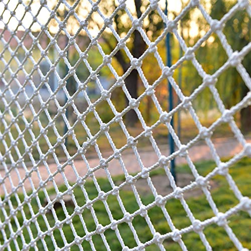 Cargo-Netz, Weiß Nylon Seil Abdecknetz Treppenschutz Netz Kindersicherungsnetz Katzennetz Kinderschutz Kletternetz Seilnetz (Größe: 1 x 1 m) von Naroote