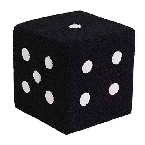 Sitzwürfel, Fußhocker Wohnzimmer Würfel-Design Schuhbank Schmal Fußhocker Sitzwürfel Sitzhocker Bodenkissen Hocker Sitzwürfel Polstermaterial für Hotel Wohnzimmer (20 x 20 x 20 cm) von Naroote