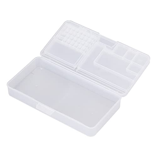 Ersatzteil-Aufbewahrungsbox, 3-teilige Teile-Organizer-Box ABS-Kunststoff Transparent für den Hausgebrauch von Naroote