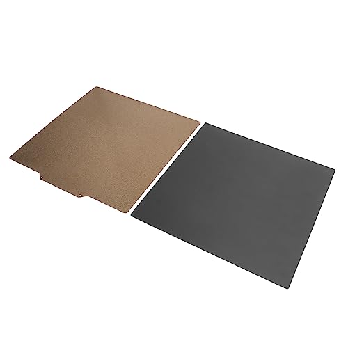 Flexible Stahlplatte, 255 X 245 Mm, Hochtemperaturbeständige Federstahl-Druckplatte, Starke Haftung für CR 6 SE-Drucker von Naroote