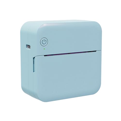 Naroote Aufkleberdrucker, Mini-Drucker, Tragbarer Drucker mit Eingebauten Lithiumbatterien, Unterstützt -Verbindung ohne Tinte, Schwarzweißdruck für Bilder, Webseiten, Text, Memos, von Naroote