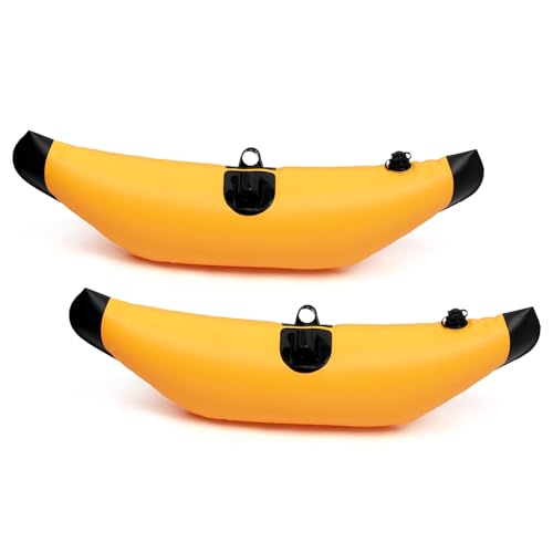 Naroote Ausleger -Stabilisatorsystem für Kajak -Kanu PVC Boot, Ausleger Stabilisator System für Kajak Kanu PVC Boot Aufblasbare mit aufblitterbarer (Yellow) von Naroote