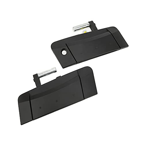 Naroote Außentürgriff, Kfz-Außentürgriff 2PCS Schwarzes ABS-Auto Außen Türgriff 80607-CD00B Auto-Türgriff 80606-CD00E 80607-CD41E von Naroote