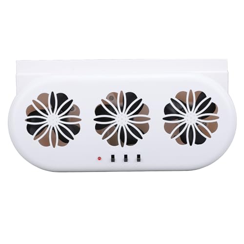 Naroote Auto -Lüftungslüftungslüfter, USB -Plug Plug In Wärme Scheiben Autofensterkühler Zum Reinigen (WHITE) von Naroote